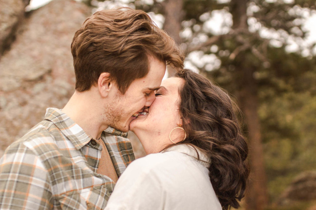 rocky mountain engagement photographer